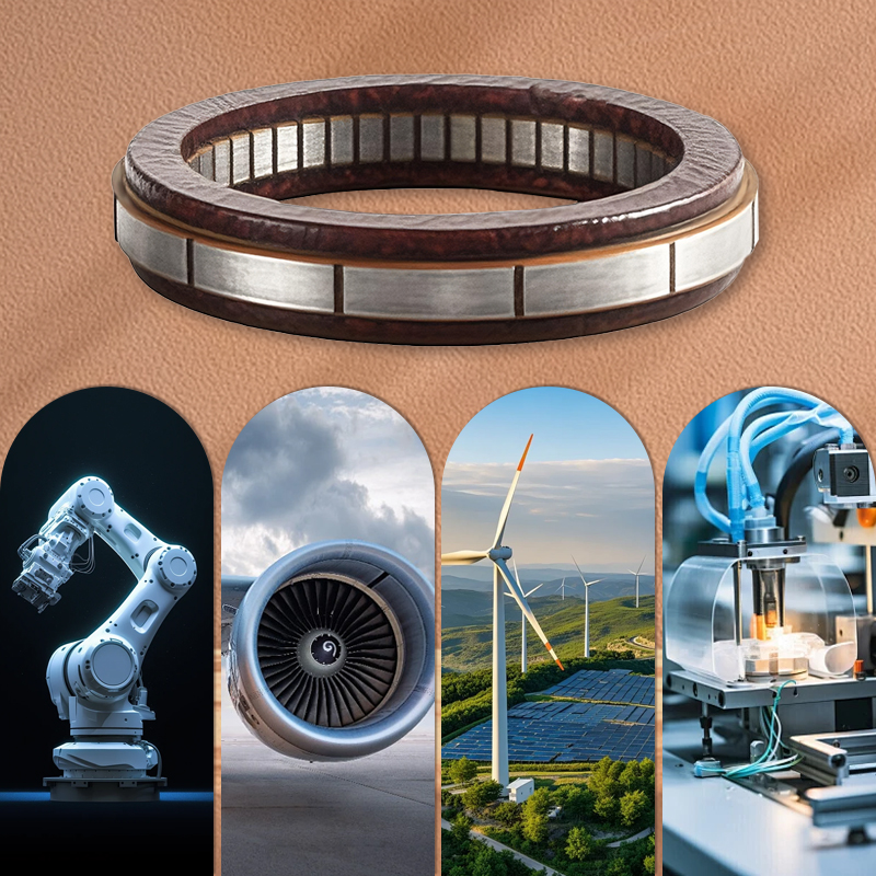 The Y series DC frameless torque motor features high torque, high precision, compact design and low cost