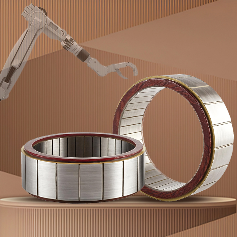 The Y series DC frameless torque motor features high torque, high precision, compact design and low cost