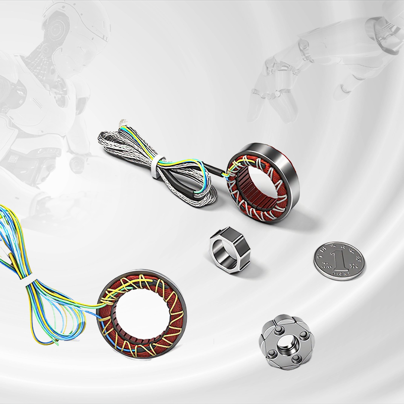 The DDSM series 10-29mm brushless torque motor is driven by a sine wave, featuring high precision and low noise
