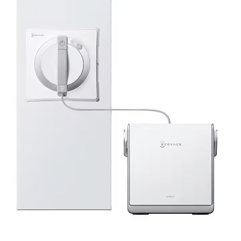 ECOVACS WINBOT W2 PRO Robot with 10-Level Safety, Win-SLAM 4.0 Path Plan – Smart Window Cleaner for Home & Hotel