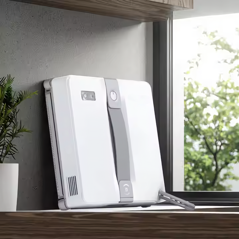 ECOVACS WINBOT W2 PRO Robot with 10-Level Safety, Win-SLAM 4.0 Path Plan – Smart Window Cleaner for Home & Hotel