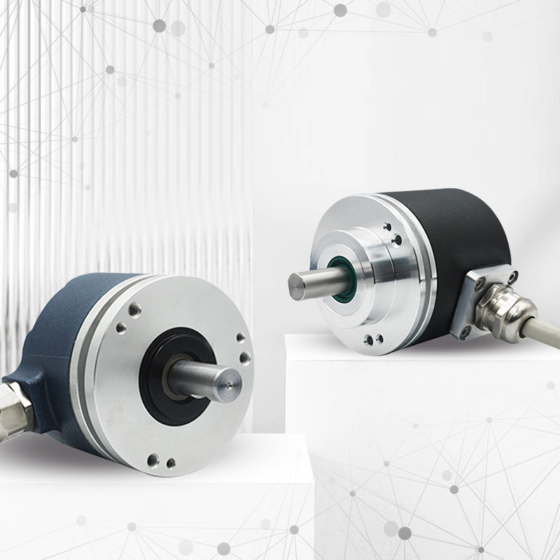 Hollow shaft incremental encoder with an outer diameter of 50mm/58mm and polymer grating