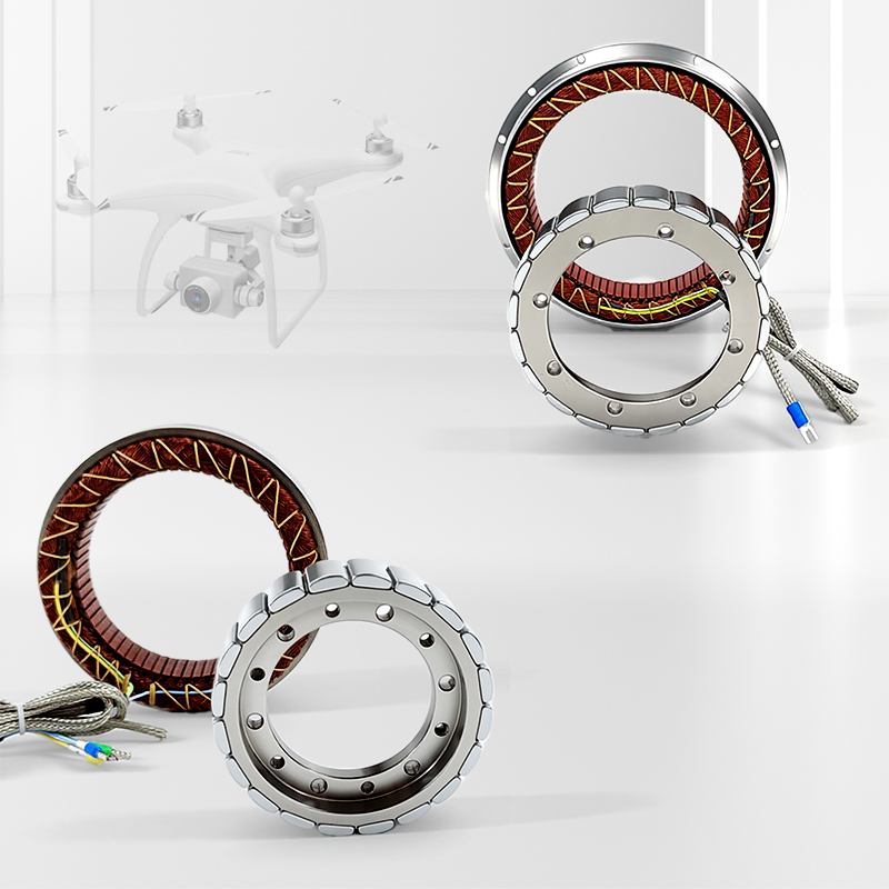 The DDSM30-58mm series brushless DC torque motor is a high-torque frameless motor driven by a sine wave