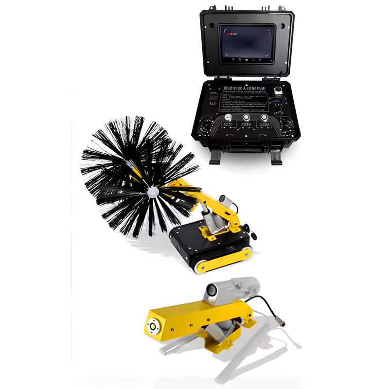 Q37 HVAC Central air Conditioner Ac Duct Cleaning Machine Vent Pipe Clean Robot With Camera Robotic Ventilation Equipmen
