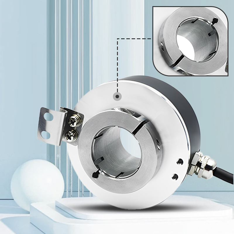 The pulse count of the ultra-large and robust large-aperture incremental encoder can reach up to 10,000 P/R at most