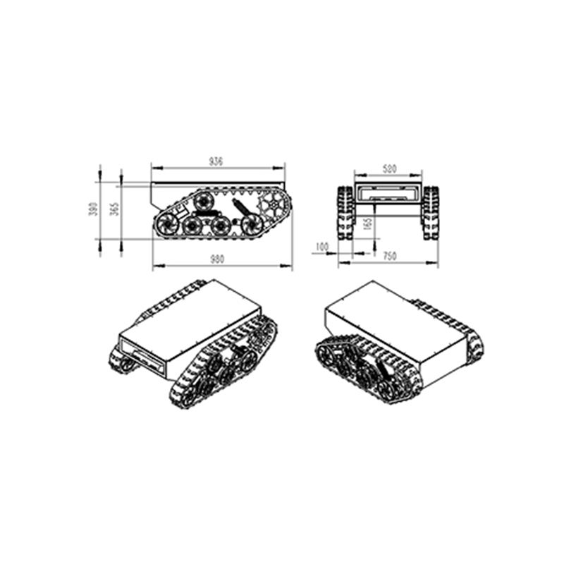 CRJC-100 Robot Chassis
