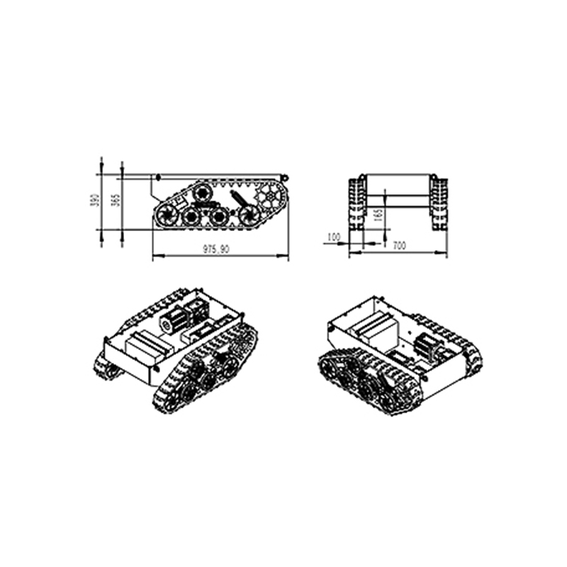 CRFL-100 Robot Chassis