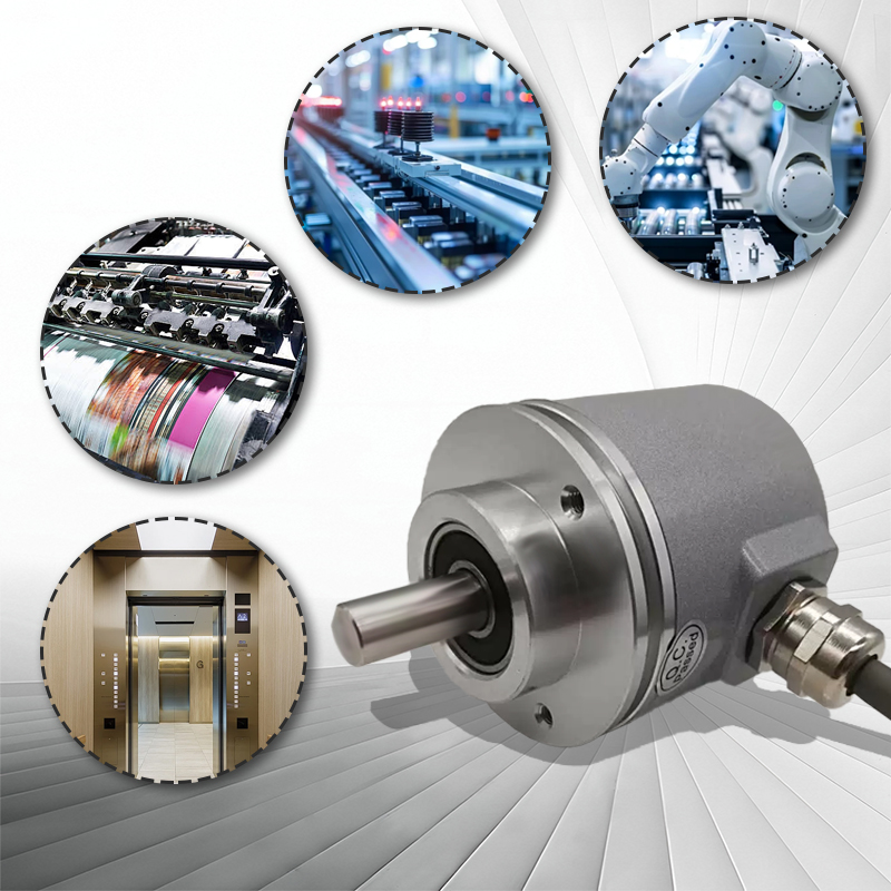 RS485 series absolute encoder single turn / multi-turn optional, 38mm / 60mm outer diameter wide temperature
