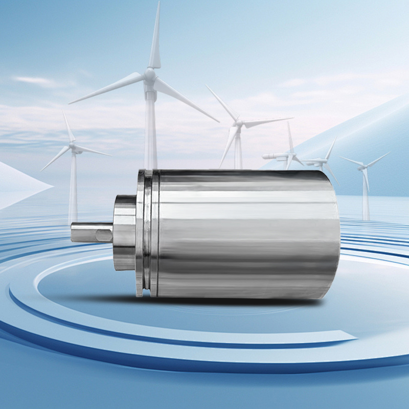 CANopen protocol multi-turn single-turn absolute value -58mm outer diameter blind hole type clamping ring encoder