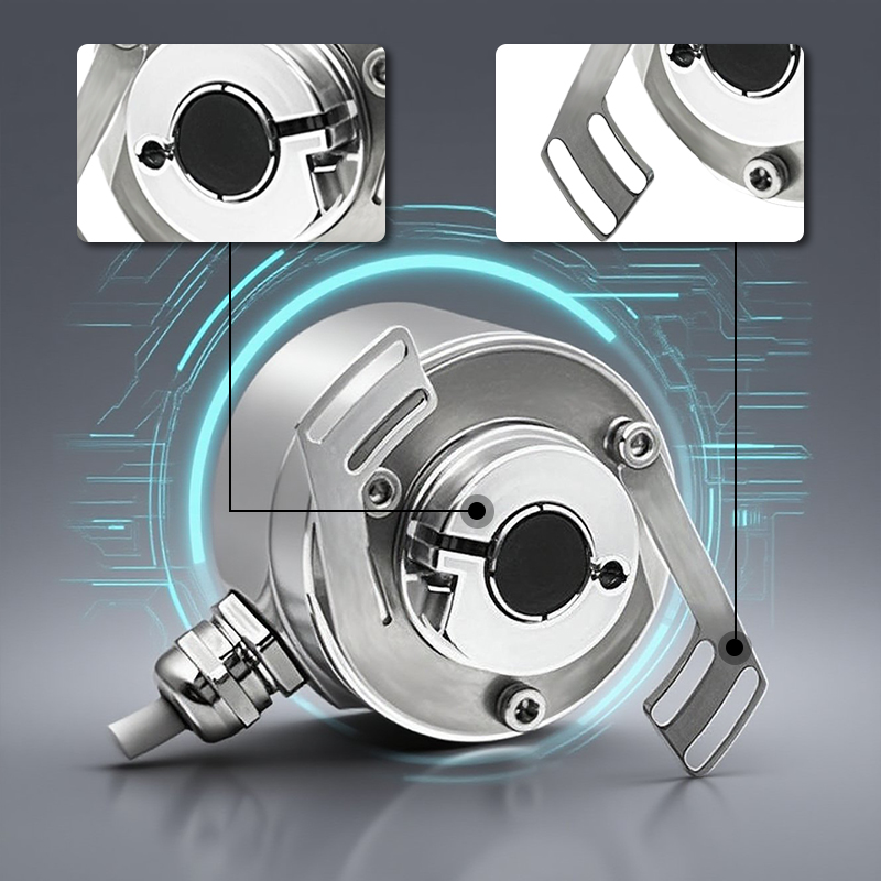 RS485/ASCII code free protocol single-turn and multi-turn absolute encoders