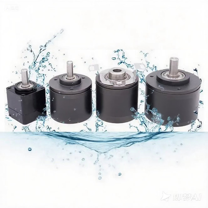 IP68 waterproof encoder with multi-ring gears, absolute value, single-ring electromagnetic outdoor underwater encoder