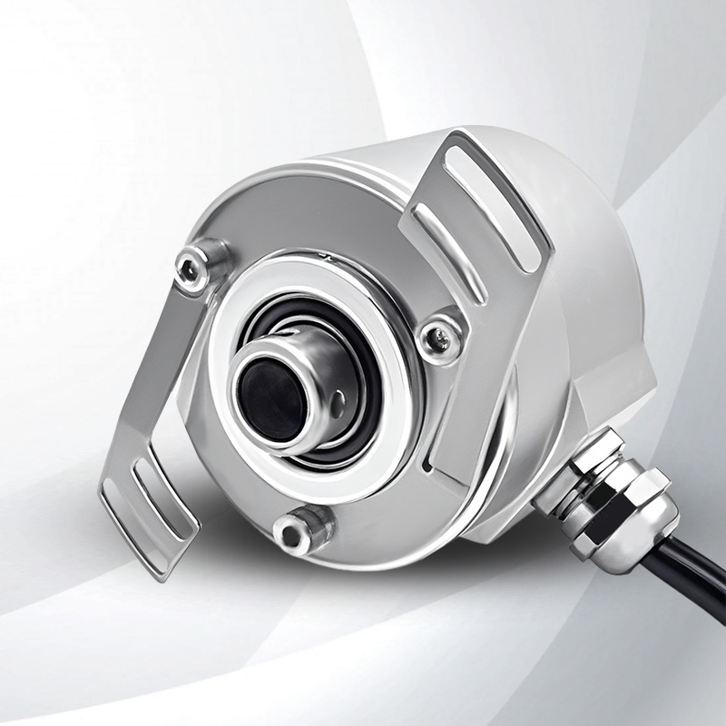 Analog signal single-turn absolute value 58mm outer diameter blind hole type top screw encoder
