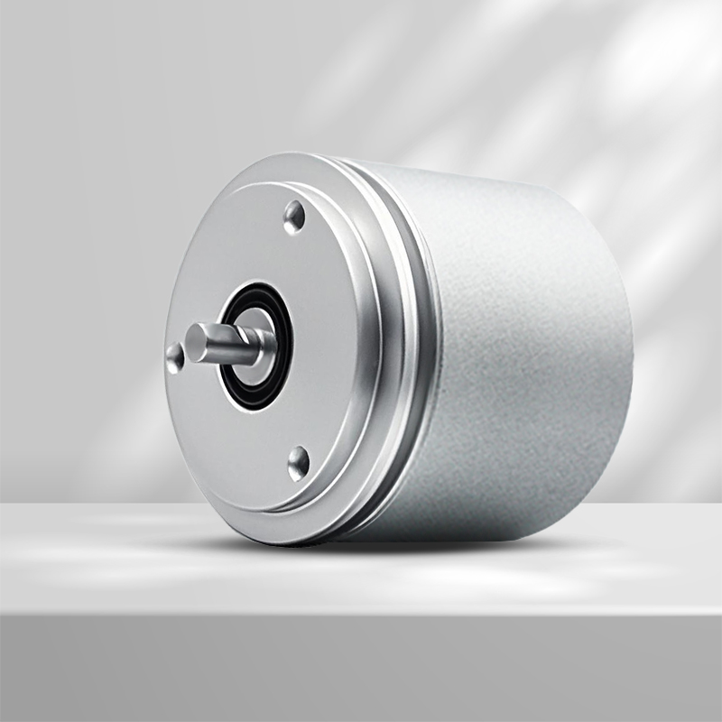 Analog signal single-turn absolute value 58mm outer diameter blind hole type top screw encoder