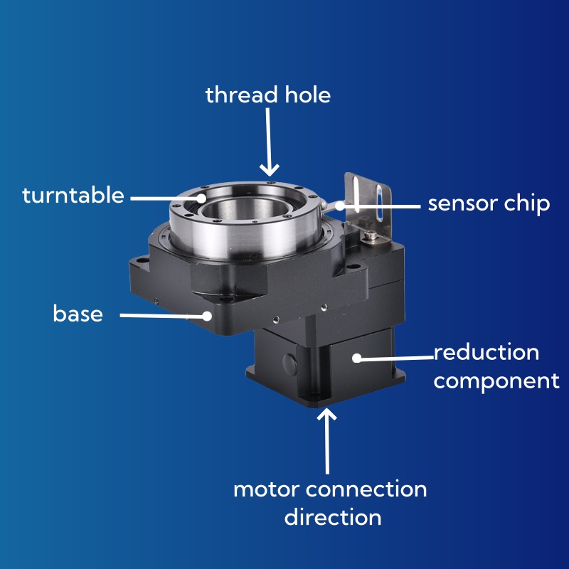 KTN60 High Precision Hollow Rotary Platform Cross Roller Bearing Compatible with Various Servo Motors