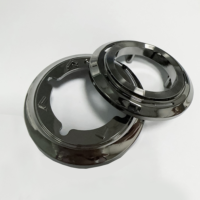 ABS/PC plastic electroplating with bright, full color. Custom surface treatment available.