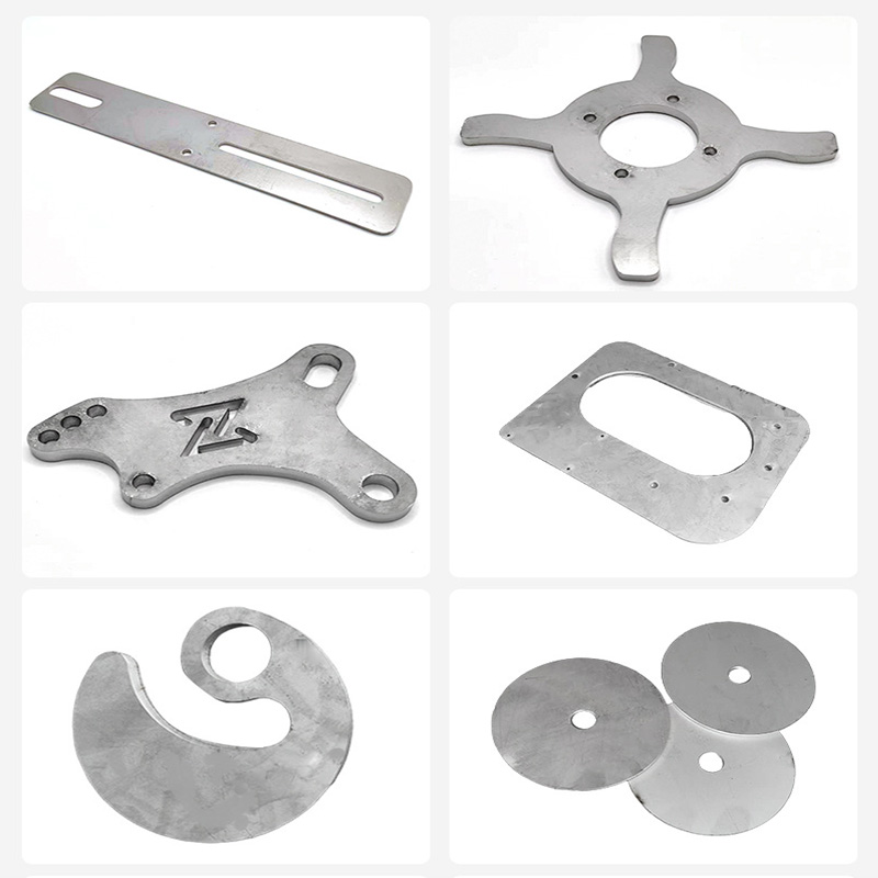 Laser cutting stainless steel processing 304 316 precision parts custom metal laser cutting without burrs