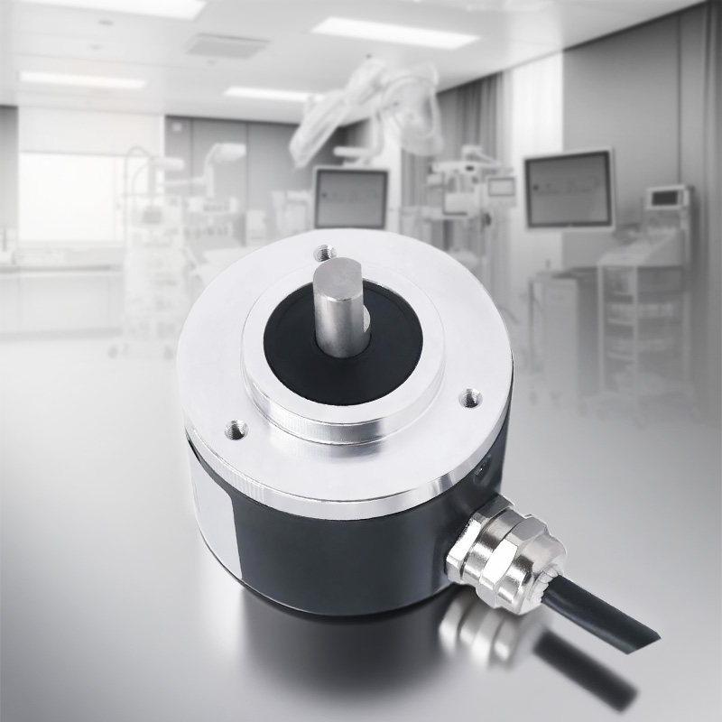 Flange incremental encoder with stainless steel shaft, low temperature resistance and wide voltage range