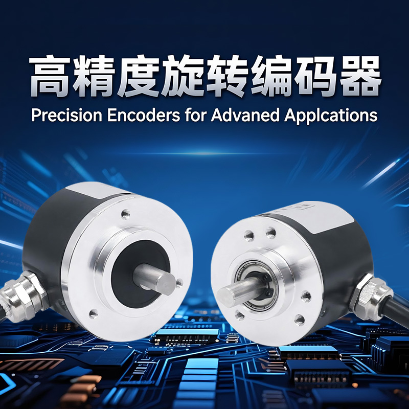 Flange incremental encoder with stainless steel shaft, low temperature resistance and wide voltage range