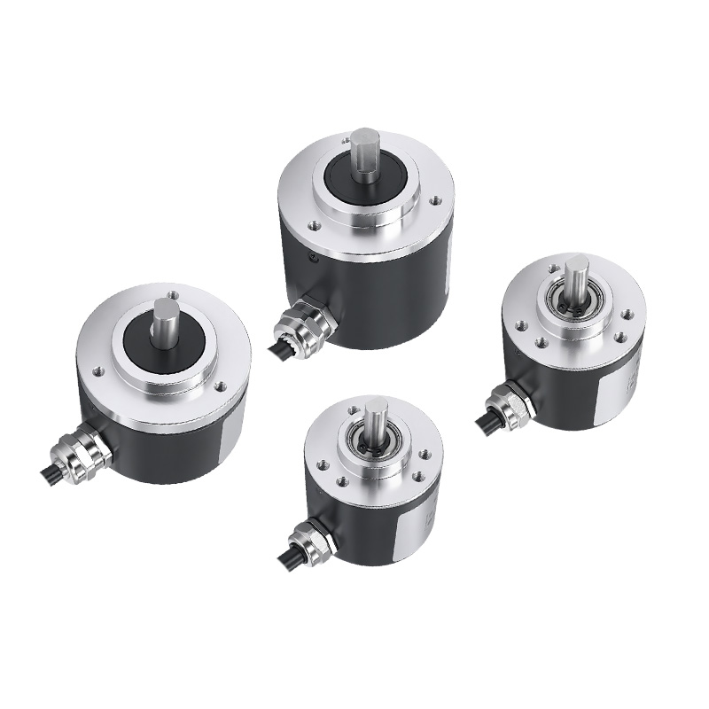 实心轴绝对值编码器 多圈/单圈可选 38mm/50mm法兰即装即用