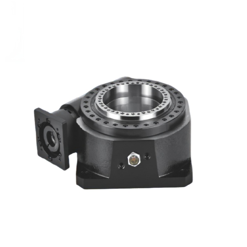 YH48HP-15K high-precision hollow rotary platform high load capacity, ideal for horizontal motor use in compact setups