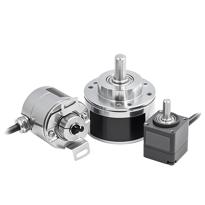 Absolute encoder with dual output of analog and digital signals, IP68 waterproof, high-precision encoder.