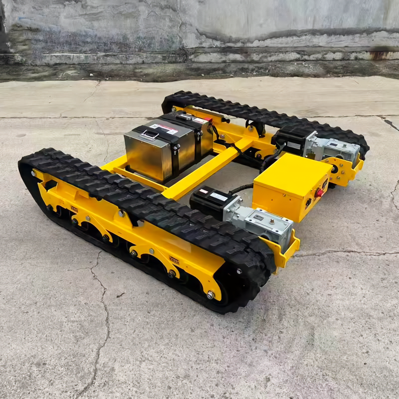 Rubber Color Robotics Eriksen - Customizable High-Strength Rubber Track Chassis for Electric ...