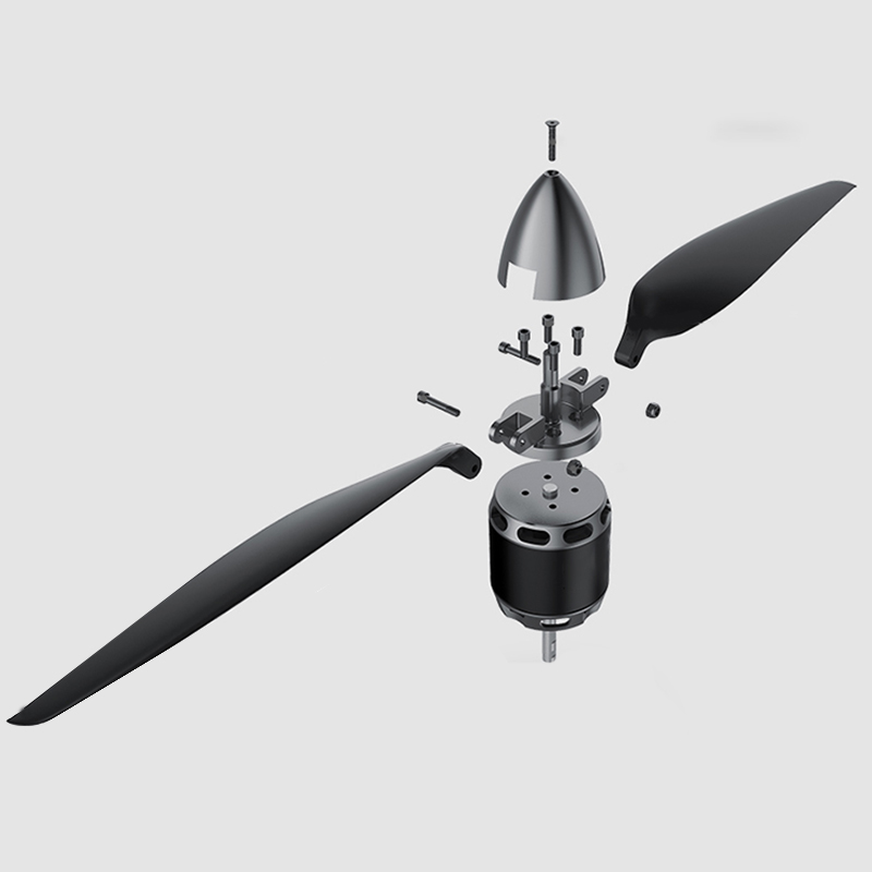 Eriksen - Fixed wing folding propeller model training aircraft model ...